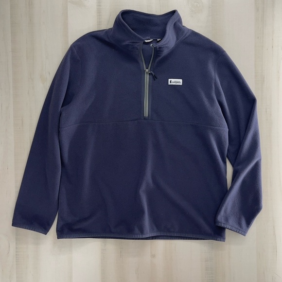 COTOPAXI men’s fleece pullover jacket hiking travel soft XL blue gray unisex - Picture 2 of 7